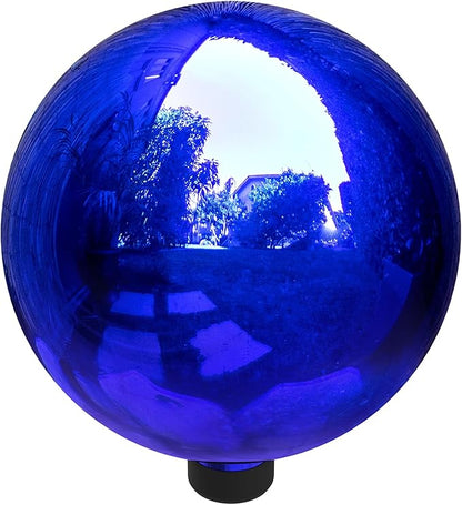 Alpine Corporation | 10" Indoor/Outdoor Glass Gazing Globe — Festive Garden & Yard Décor Accent