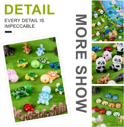 Mini Small Animal Figurines, 54 Pieces Mini Marine Resin Animals, Marine Animals Decorative