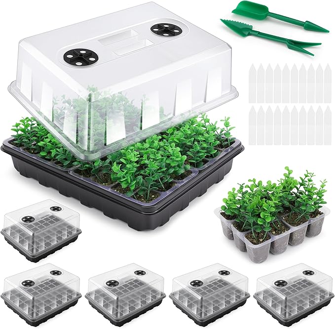 Seed Starter Tray, Seedling Starter Trays for Starting Plant Seeds, Indoor Gardening Plant
