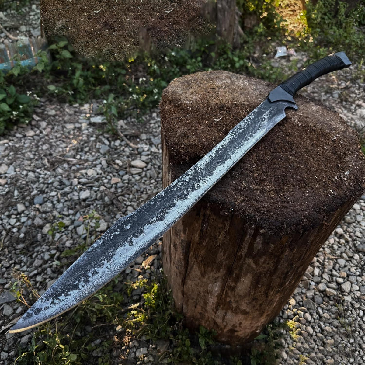 High Manganese Steel Blade Machete for Cutting Trees Heavy Duty Full Tang Outdoor Survival Hunting
