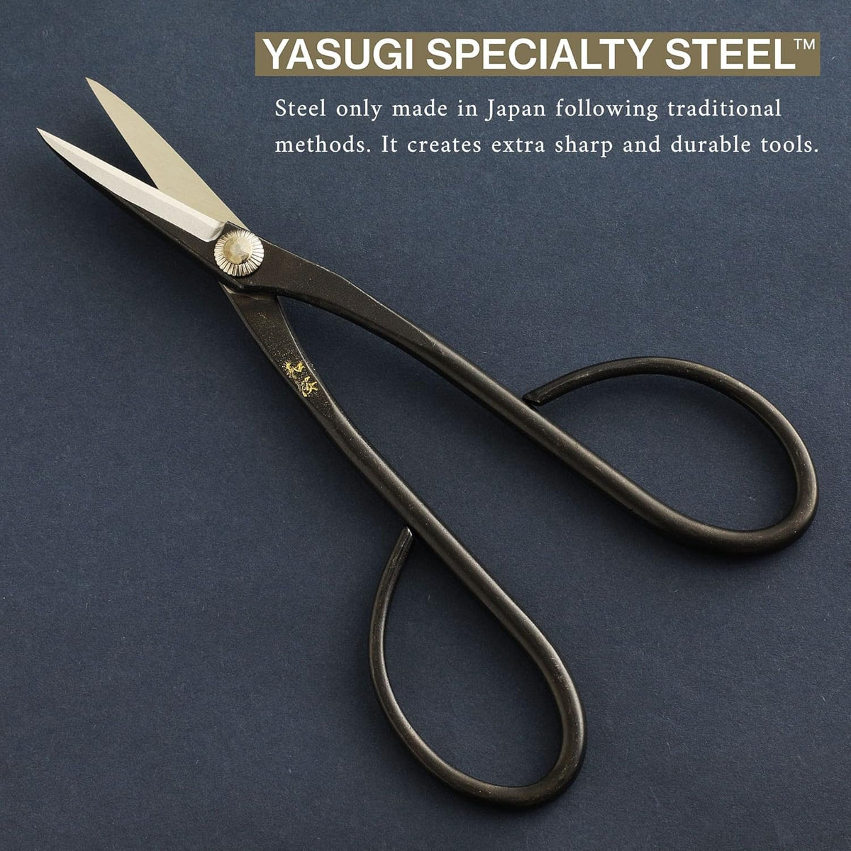 Wazakura Japanese Bonsai Tool Kit Set Made in Japan, Satsuki Scissors 7inch(180mm) + Concave Branch