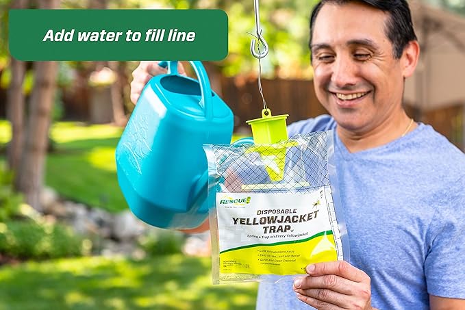 RESCUE! Disposable Yellowjacket Trap - Mountain & Pacific Formula - 12 Traps