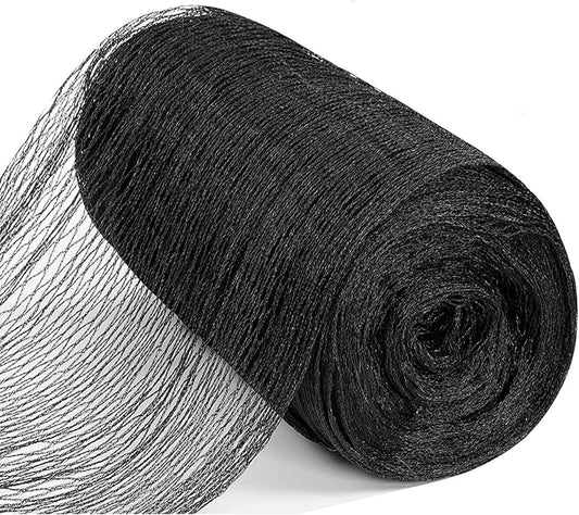 Koi Pond Netting for Leaves 25x50 Ft, 1 in Strong Woven Fine Mesh Pond Leaf Net Cover, Protecting