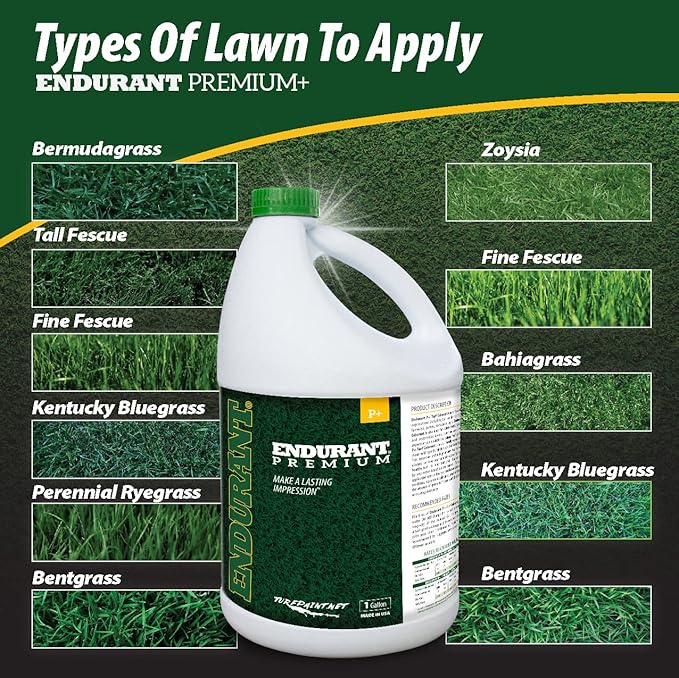 Endurant Turf Colorants - Premium Spray On Green Grass Paint For Lawns - Revives Dry, Patchy Yards