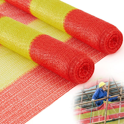 2 Rolls 3.3' x 164' Safety Construction Fence Net HDPE High Visibility Temporary Barrier Netting