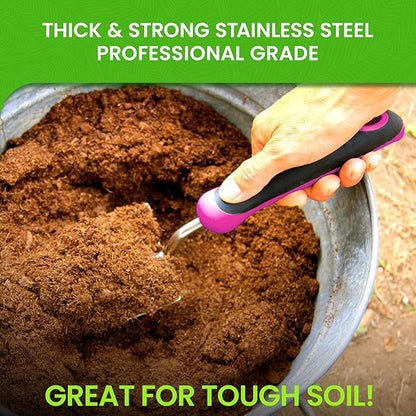 Garden Guru Super Strong Garden Trowel Hand Shovel - Stainless Steel - Rust Resistant - Ergonomic