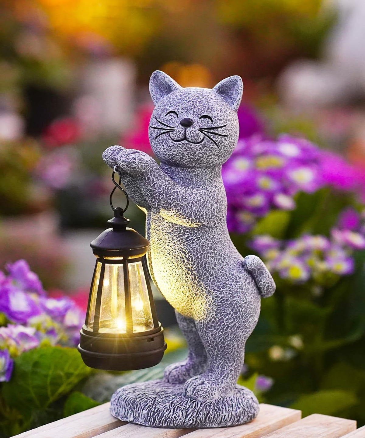 Qeeman Garden Outdoor Decor Statues: Art Figurines Decorations for Yard Patio Balcony Porch Lawn