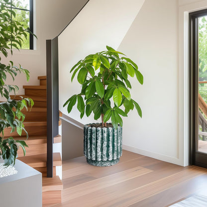 12 Inch Pots for Plants - Ceramic Indoor Planters with Drainage Hole, Decorative Large Planters for