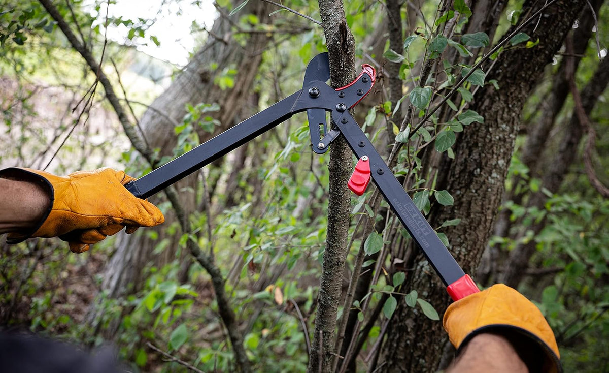 EZ Kut BranchCutter Anvil Loppers. Ratcheting Tree Cutter - Sub Compact Lightweight Packable
