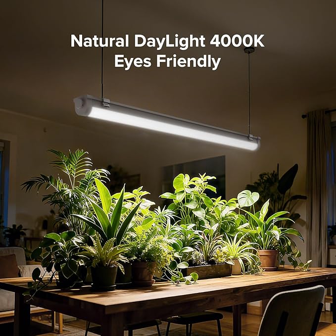 SANSI Grow Lights for Indoor Plants, 25W Plant Lights for Indoor Growing, 2FT 4000K Full Spectrum