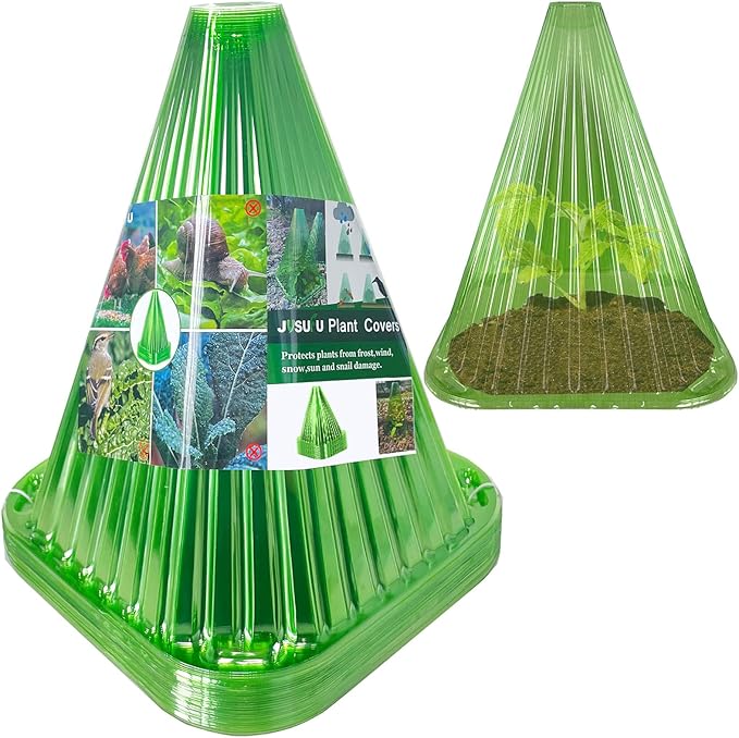 Garden Cloches for Plants, 20 Pack Plant Covers Reusable Plant Bell Cover Protects Plants from