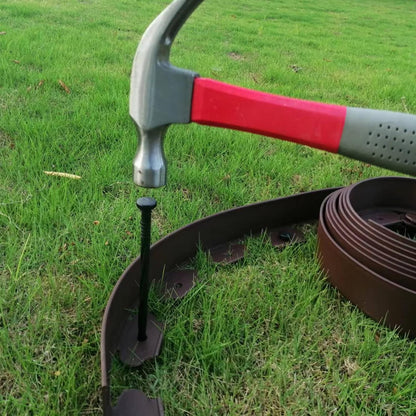 Landscape Edging,20ft Plastic Garden Edging with 20 Stakes,Lawn Edging for Lawn,Yard,Flower Gardens
