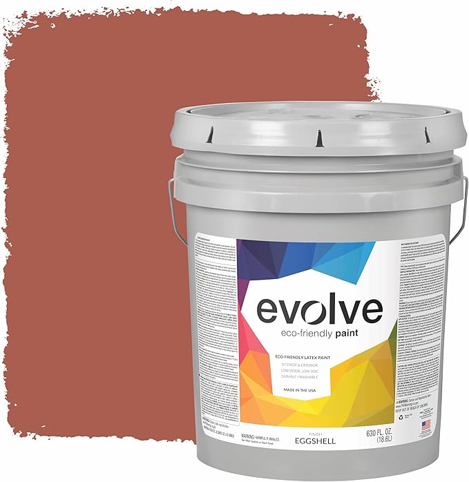 EVOLVE Paint & Primer: Environment-friendly, Eggshell with One-coat Coverage for Interior &