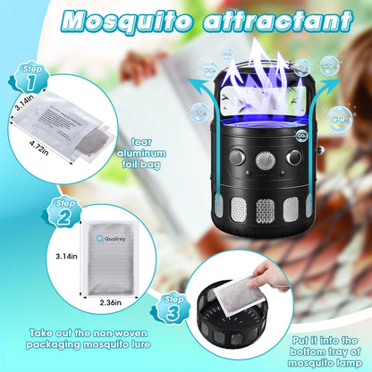 2 Pack Mosquito Attractant in Bulk, Lure for Bug Zapper Bait Refill Compatible with All Mosquito
