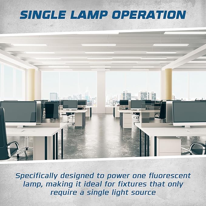OHLECTRIC Replacement for Keystone KTEB-140-1-TP-EMI 1 Lamp T12 Electronic Fluorescent Ballast |