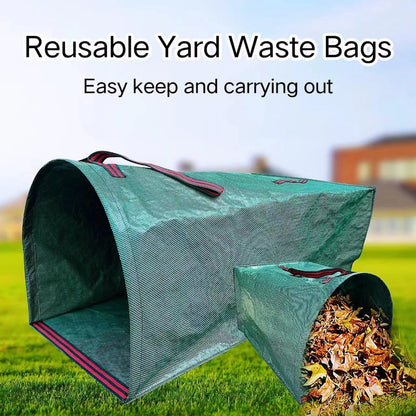 72 Gallon Yard Lawn Garden Bags, Large Standable Leaf Bags, Outdoor Garbage Can - Collapsible Trash