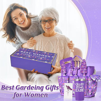 Gardening Gifts for Women, Gardening Tools for Women, 14 PCS Garden Tools Set Kit with Garden Tool