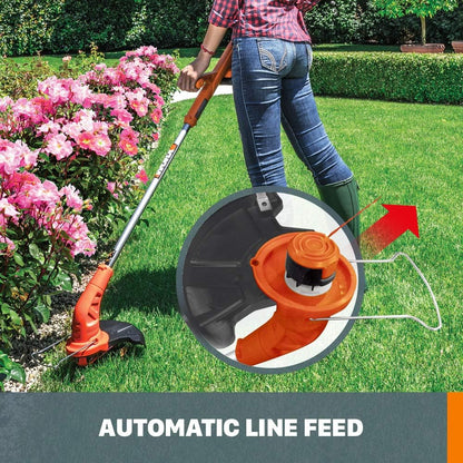 Worx String Trimmer Cordless & Edger 20V 10" Weed Trimmer PowerShare (Battery & Charger Included)