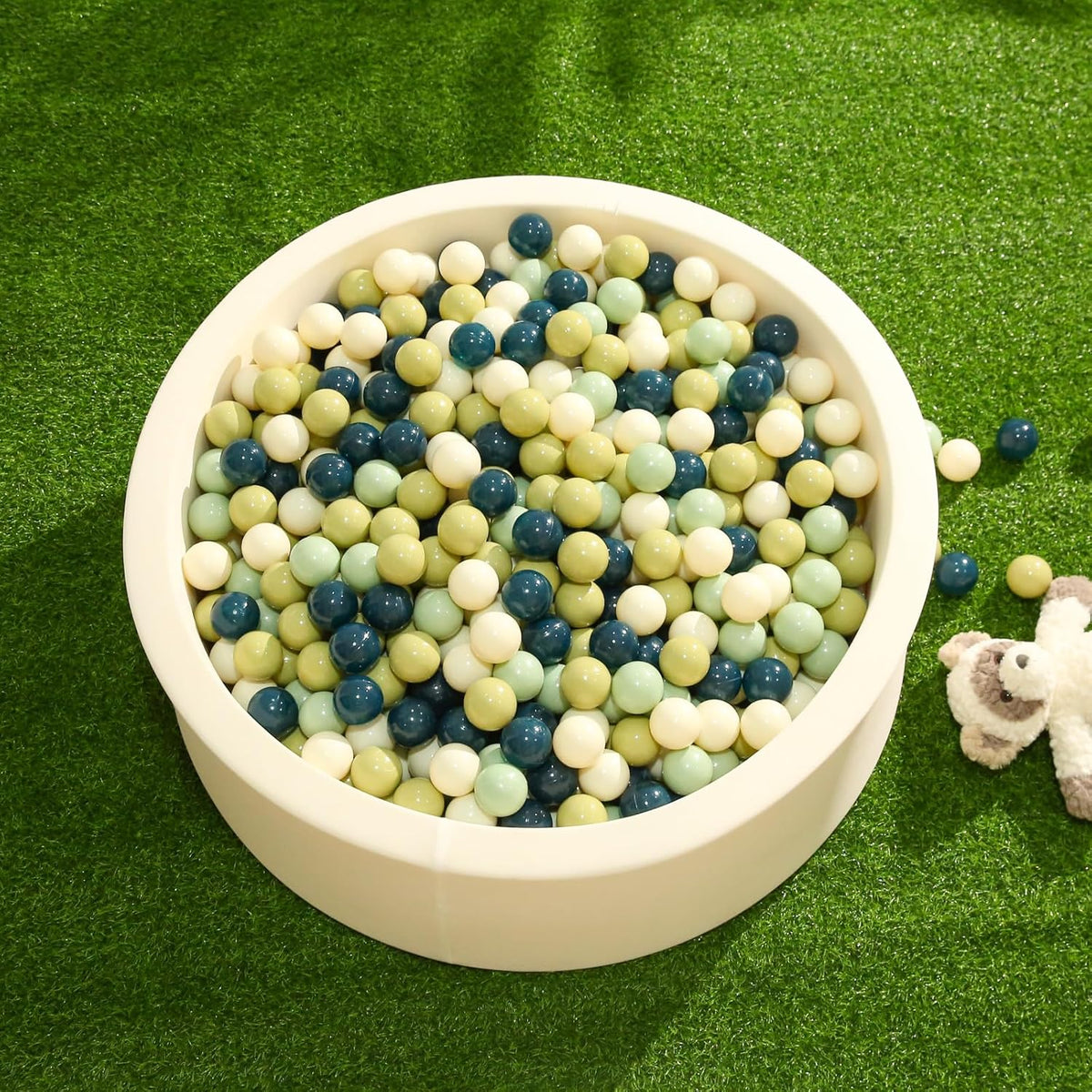 TRENDPLAY Plastic Balls for Ball Pits 2.2 Inch, Pack of 50 100 200 500 Hollow Balls, Perfect for