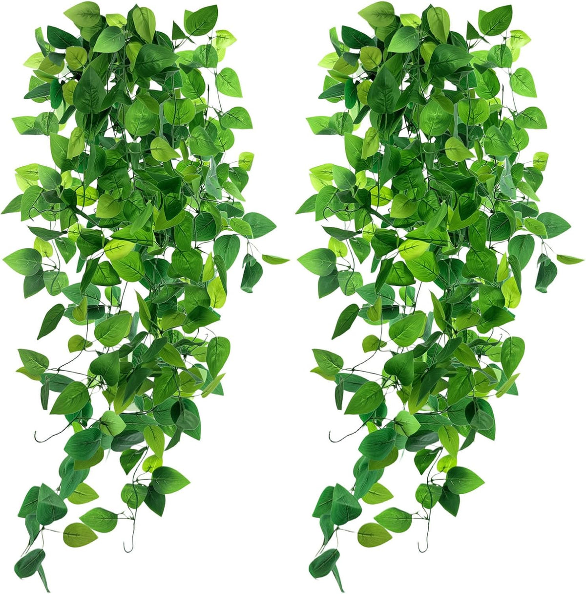 DomeStar 2PCS Fake Vines, Fake Hanging Plants Ivy Vines, Artificial Greenery Garland for Home