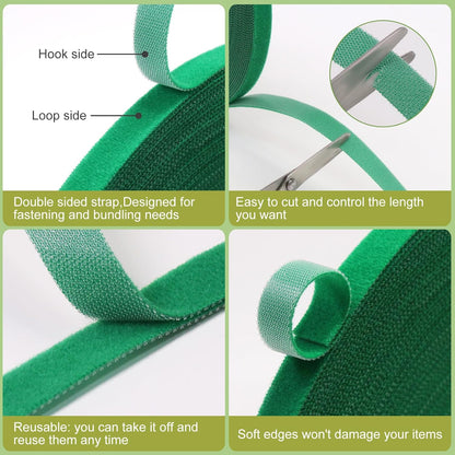 SumDirect Plant Tape 150 ft Plant Ties for Climbing Plants Garden Twist Ties Plants Adjustable