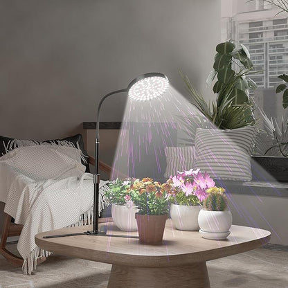 Super-Bright Grow Light 100W, 6000K 216LEDs White Full Spectrum Plant Growing Lamp for Home Office