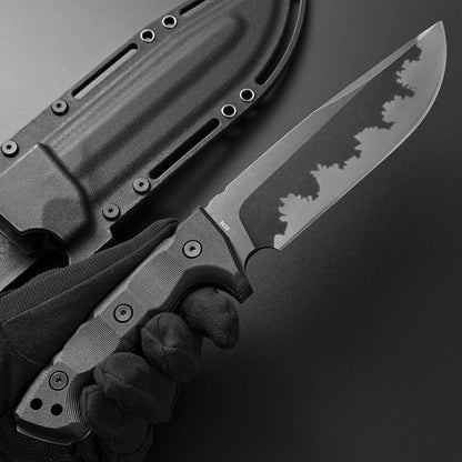 GTK7 Fixed Blade Knife DC53 Steel Blade Full Tang Nylon Fiberglass Handle EDC Fixed Knifes for