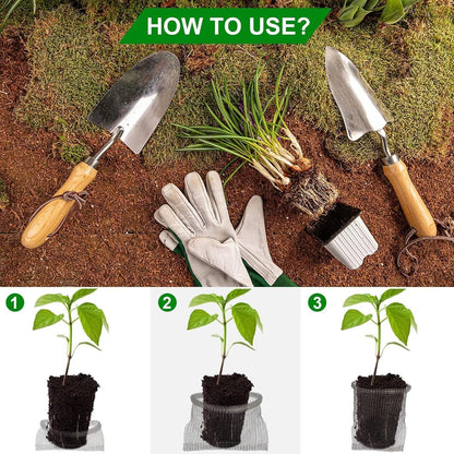 6 Pcs Plant Root Guard G-opher Basket 15 Gallon, Stainless Steel Metal Fruit Protection Bags