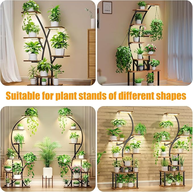 LED Grow Light Strips, Grow Lights for Indoor Plants Full Spectrum 3000K, Plant Light Bar with
