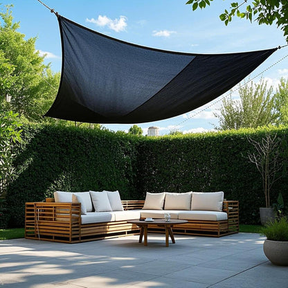 winemana 70% Black Shade Cloth, 3.3 x 10 FT Garden Mesh Tarp for Plants Heat Protection with