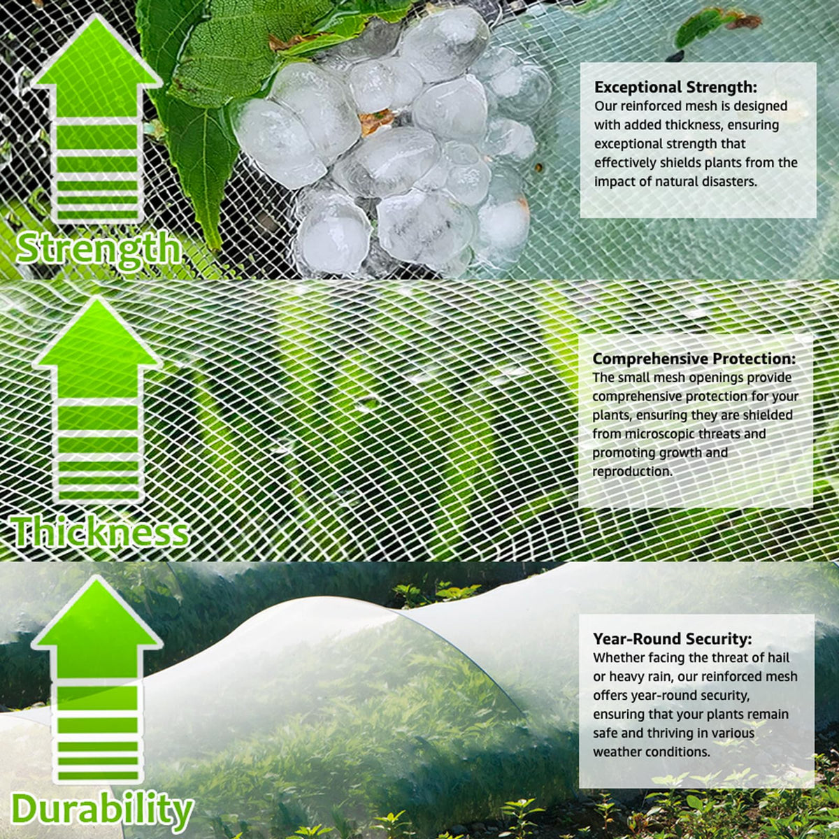 Garden Netting, Plant Covers 10x33Ft Net Ultra Fine Mesh Protection Netting for Vegetable Plants