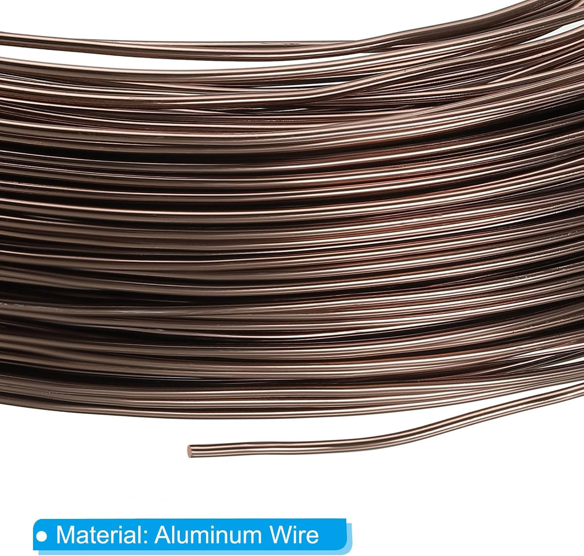 PATIKIL 1mm x 374ft Bonsai Training Wire,Floral Wire Stems Anodized Aluminum Tree Wire for