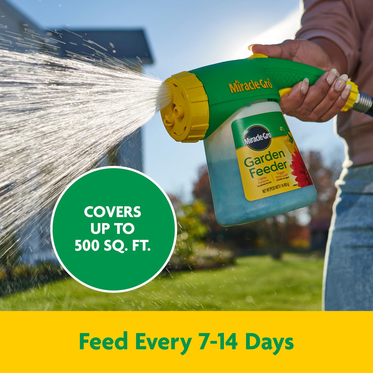 Miracle-Gro Water Soluble All Purpose Plant Food and Garden Feeder Bundle