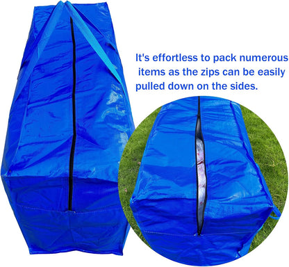 66 Gallon Extra Large Storage Bags, Huge Moving Bags Heavy Duty with Zipper and Stronger Handles