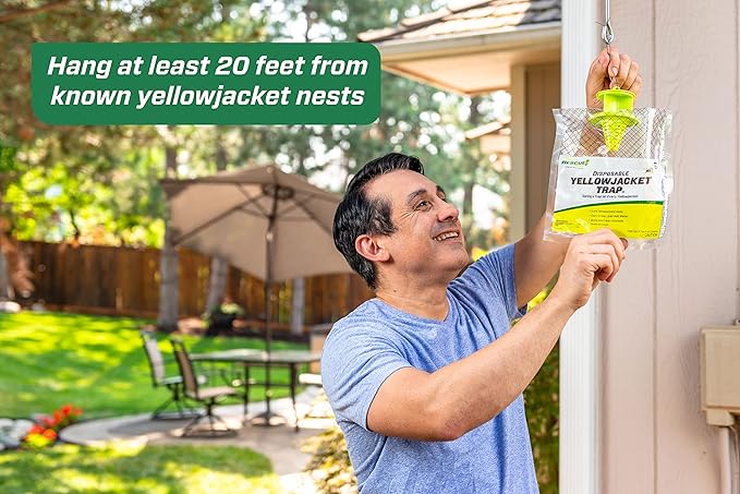 RESCUE! Disposable Yellowjacket Trap - Mountain & Pacific Formula - 12 Traps