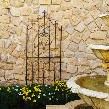 Trellis for Climbing Plants 70.8" H x 25.6" W Metal Premium Quality Material Rust-Resistant