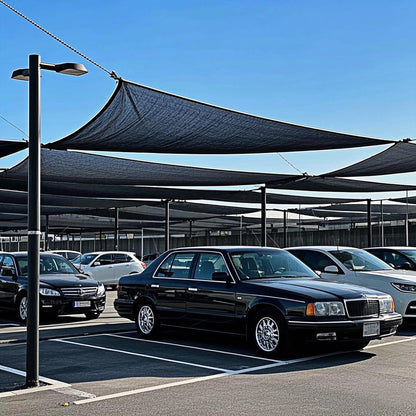winemana 50% Black Shade Cloth, 3.3 x 10 FT Garden Mesh Tarp for Plants Heat Protection with