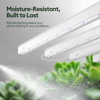 Plant Grow Lights 1FT, Blue-Rich Full Spectrum 5000K, 28W(4 x 7W), T5 LED Grow Light Strips for