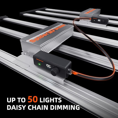 Spider Farmer G4500 Cost-Effective 320W 2x4 Coverage LED Grow Lights, Full Spectrum Dimmable Bar