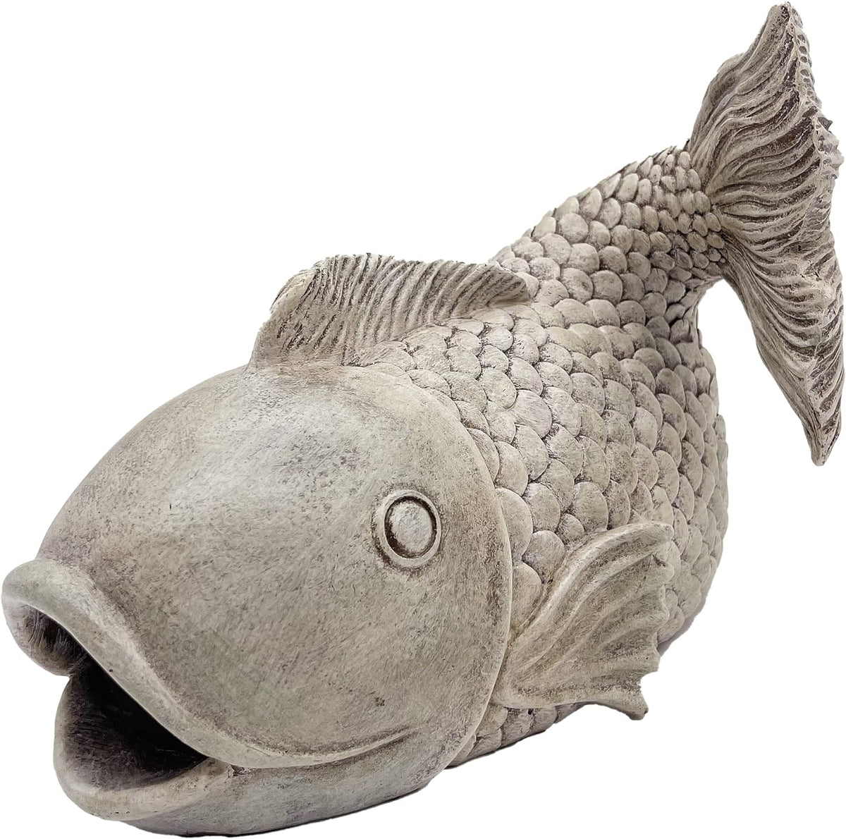 Fish Statues Gutter Downspout Extension Statues Garden Decoration,Resin Statue Outdoor Decor,Animal