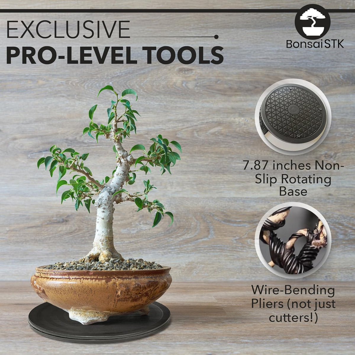 Bonsai Toolkit - Mini Garden Tools, Bonsai Wire Kit, Repotting Mat for Indoor Plants, Bonsai Tools