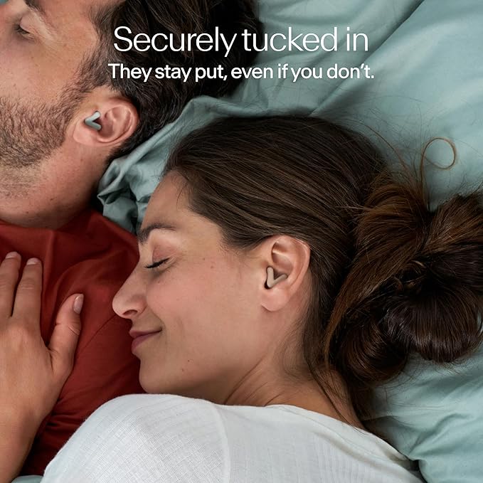 Alpine Silence Earplugs for Sleep, Focus & Travel - V-Shape Snug Fit & Soft Oval Tips – 4 Sizes