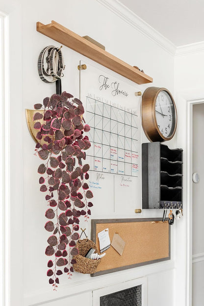Briful 3 Pack Fake Hanging Plant 39.3" Artificial Hanging String of Hearts Plant Faux Trailing Vine