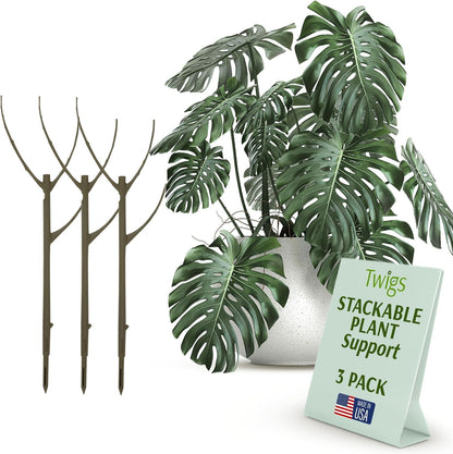Stackable Plant Support Stakes, Stem Holder Structures for Indoor & Outdoor Use, Garden Accessories