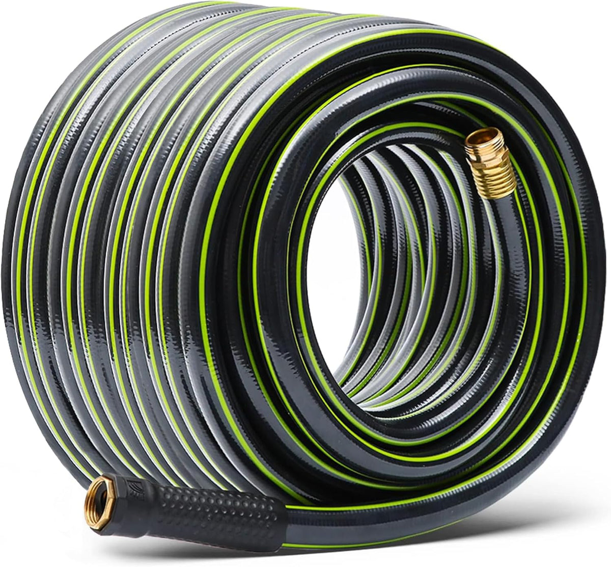 Worth Leader Long Garden Hose 5/8 in. x 100 ft. -No Kink, Flexible, Leakproof, Male to Female