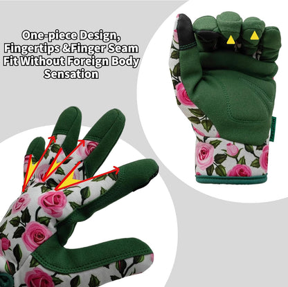 Thorn Proof&Puncture Resistant Gardening Gloves with Grip,Garden Gloves for Women, Leather Work