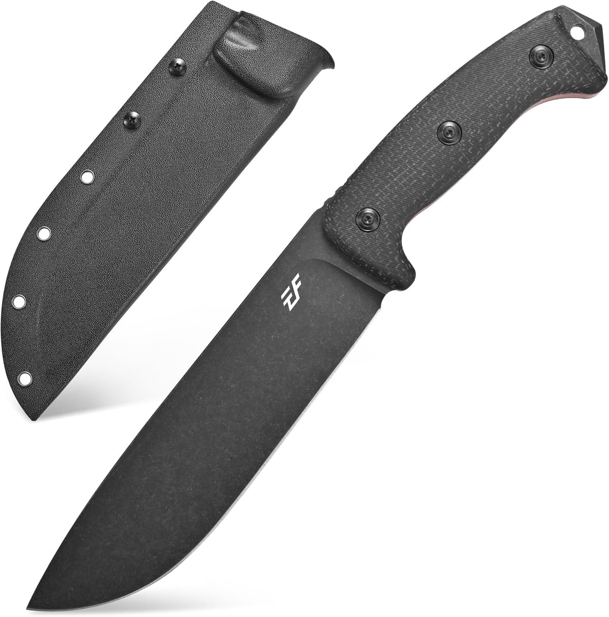 Eafengrow EF148 Fixed Blade Knife AUS-10 Steel Blade Micarta Handle Full Tang EDC Straight Knife