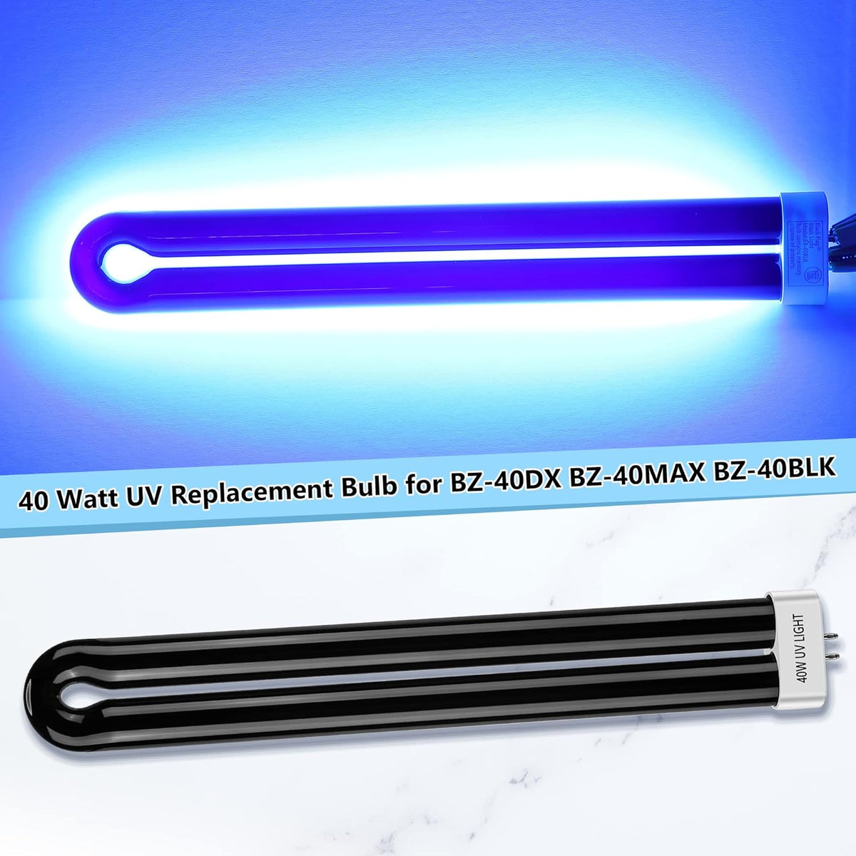 Bug Zapper Replacement Bulbs, 40w Black Light Bulb Compatible with Black Flag Bug Zapper Model
