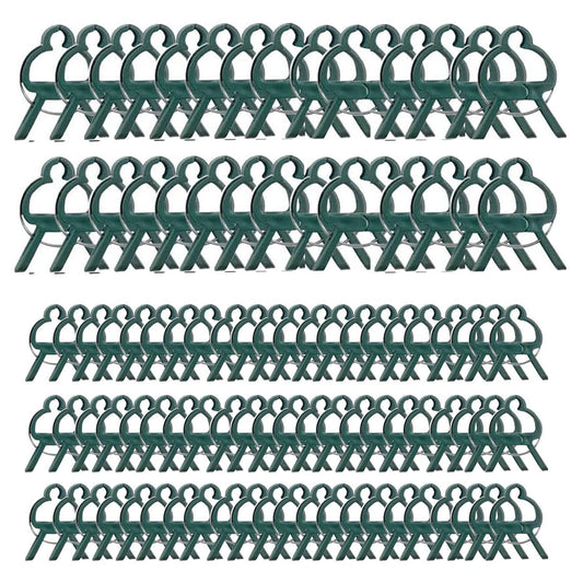 7Queen 80PCS Garden Plant Supports Clips, 2 Sizes Adjusting Reusable Plant Clips for Supporting