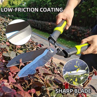 Loppers Hedge Clippers & Pruners Combo Set 3-Piece Hedge Shears, Sharp Tree Trimmer Branch Cutter